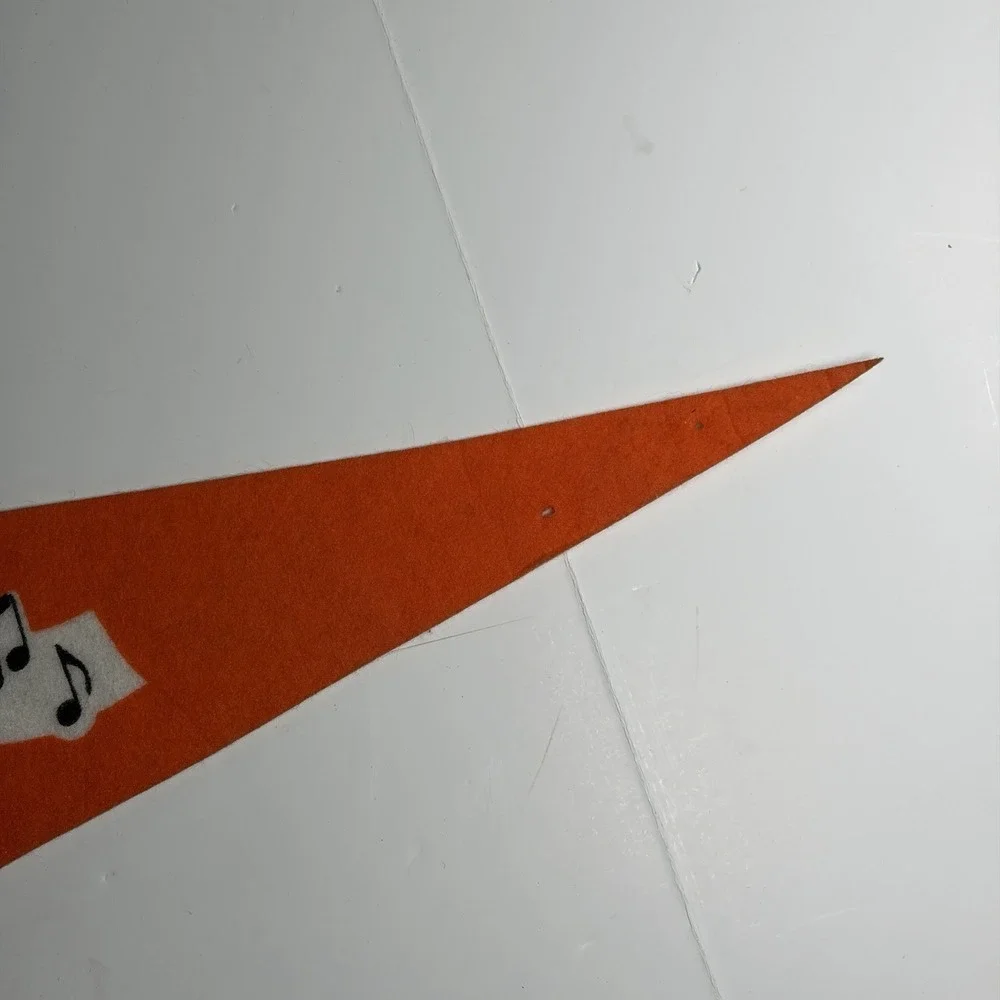 Vintage Felt Pennant Nashville Music City USA Country Music 26